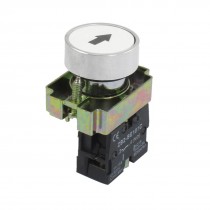 22mm 1 NO N/O White Sign Momentary Push Button Switch 600V 10A ZB2-BA3341