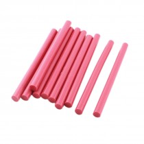 10 Pcs Rose Hot Melt Glue Gun Adhesive Sticks 7mm x 100mm for Crafting Models