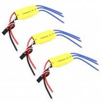 3Pcs 30A Yellow ESC Electric Brushless Speed Controller for RC Model Plane