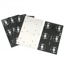 5Pcs 10cm x 6cm Aluminum PCB Circuit Board for 1W/3W 6LED Light in Series
