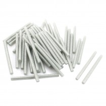 50Pcs 7mm x 100mm Silver Tone Giltter Electric Hot Melt Glue Adhesive Sticks