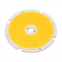 Round 10W DC30-36V 300mA 80-90LM/W Warm White LED COB Lamp Bead Chip Bulb