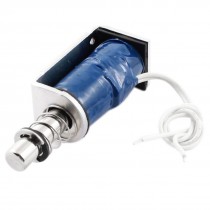 DC 12V 400mA 20g Force 6mm Stroke Pull Type Solenoid Electromagnet