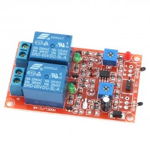 DC5V 2-CH Thermistor Switch Sensor Relay Module Board w Wire Connector