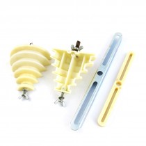 Beige Plastic One Phase Coil Wire Winding Mould Head Holder Replacement