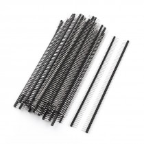 50 Pcs 2.54mm Pitch 1x60 60-Pin Male Straight Pin Header Strip 12mm