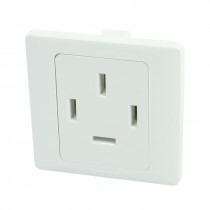 AC 440V 25A Multifunction Wall Panel Modular Socket Outlet White