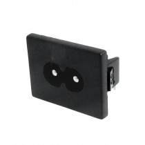 4 x Electrical Black IEC320 Inlet C8 Power Adapter 250V 2.5A