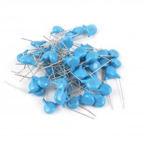 50x Ceramic Safety Capacitors 2200pF 222K 400V Pitch 10mm