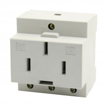 25A AC 440V 4 Flat Pin Modularized Modular Sockets for Family Hotel