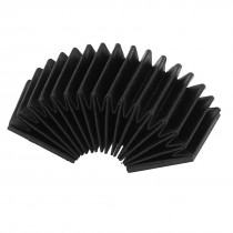 CNC Machine Organ Shaped Rectangle 180mm 7" Long Dust Protective Cover Black