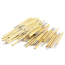 50 Pieces P125-B 1.7mm Spear Tip Spring PCB Testing Contact Probes Pin