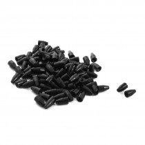 100Pcs 6x10mm Tapered Tip PCB Test Fixture Parts Plate POM Stand Holder Black