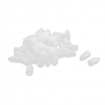 50Pcs 6x12mm Tapered Tip PCB Test Fixture Parts Plate POM Stand Holder White