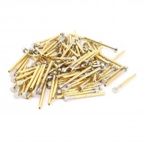 100 Pieces P156-G 4.0mm Flat Tip Spring PCB Testing Contact Probes Pin