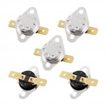 2pcs KSD301 2 Pins 90 Celsius Degree NC Temperature Controlled Switch AC250V 10A