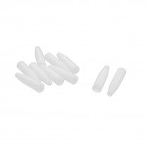 10Pcs 6x25mm Tapered Tip PCB Test Fixture Parts Plate POM Stand Holder White