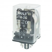 JTX-2C 24V DC Coil General Purpose Relay 8 Pin DPDT 7.5A 250V AC 10A 30V DC