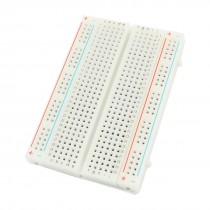 White 8.5 x 5.5cm 400 Tie Points 400 Holes Solderless Breadboard