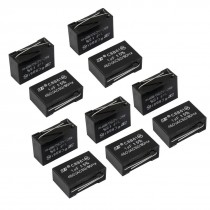10 Pcs AC 450V 1uF Polypropylene Film Motor Capacitors