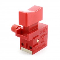 DK2P4 AC 250V 4A DPST 2NO Lock Switch Red for Electric Drill Tool