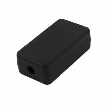 Black Surface Mounted Plastic Electric DIY Junction Box Case 50 x 25 x 15mm