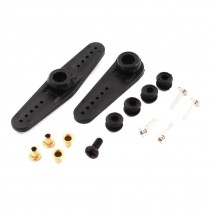 2 in 1 Plastic Rocker Arms Set for RC Model Plane Brushless Motor Outrunner