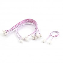 10 Pcs 2.54mm Pitch 2Pin Male JST-XH Plug Connector Extension Lead 20cm