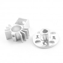 RC Model Electric Brushless Motor Aluminum Mount Bracket Holder w Heatsink