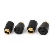4 Pieces 10mm x 6mm Rectangle Hole Carbon Brush Holder Caps Cover