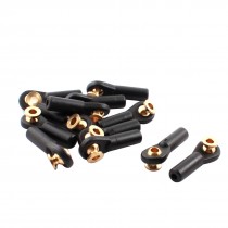 12Pcs RC Car Spare Parts Tie Rod Ends Brass Ball Link 3x3x27mm