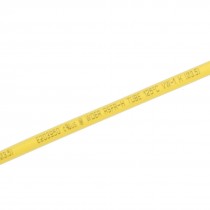 Ratio 2:1 3.5mm Dia Heat Shrinkable Tube Shrinking Tubing Yellow 6M 20Ft