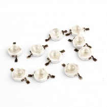 10 Pcs 2 Pin SMD 1W 3.6V Blue Lightcolor LED Light Emitter Bulb