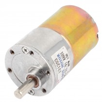 DC 12V 150RPM 6mm Diameter Shaft Electric Geared Box Speed Reduce Motor