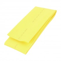Yellow 70mm Diameter 2:1 Polyolefin Tube Sleeving Heat Shrink Tubing 1M 3.3Ft