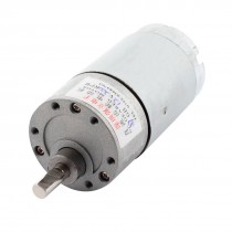 DC12V 200RPM 2Pin Rotary Speed Reducer Cylinder Metal Gearbox Motor