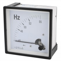 45-55Hz 100V Frequency Measurement Meter Square Panel Dial