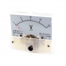 Class 2.5 DC 0-20V Range Analog Voltage Voltmeter Panel Meter 85C1
