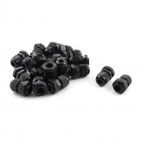 20Pcs Waterproof Fixing Gland Connector PG7 for 3.5-6mm Dia Cable Wire