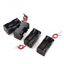 4pcs Cable Connector Battery Case Holder Box for 4 x AA Batteries