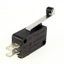 AC 125V/250V 16A/16(4)A SPDT 1NO 1NC Momentary Roller Lever Micro Switch
