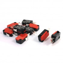 10 Pcs V-15-1C25 AC 250V 15A Micro Limit Switch SPDT Momentary Snap Action