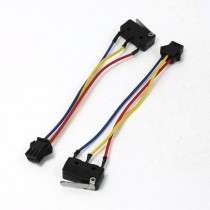 3A 250VAC 1NO+1NC SPDT 3 Pin Female Terminals Micro Switch