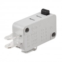 AC 250V 15A SPDT Momentary Push Button Light Gray Micro Switch