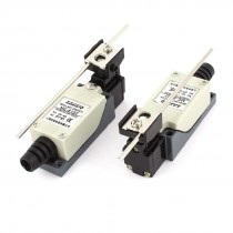 AC 250V 5A 1NO 1NC SPDT Mechanical Control Rotatable Lever Limit Switch 2 Pieces