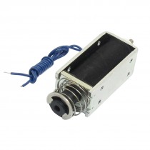 DC 12V 18W 5mm Open Frame Linear Motion Solenoid Electromagnet