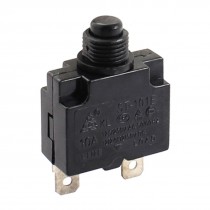 AC 125V/250V 50/60Hz 10A 2 Pins Terminal Toggle Switch Black Silver Tone