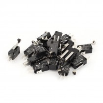 20 x V-156-1C25 SPDT NO NC Momentary Roller Lever Limited AC DC Micro Switch 15A