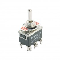 AC 250V 6A 6 Screw Terminals ON/Off/ ON DPDT Latching Toggle Switch