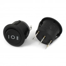 AC 250V/6A 125V/10A 3 Pin SPDT ON/OFF/ON 3 Position Boat Rocker Switch 2 Pcs
